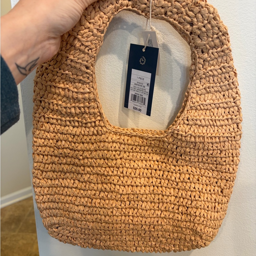 Chic Woven Tote Bag - Picture 1 of 1